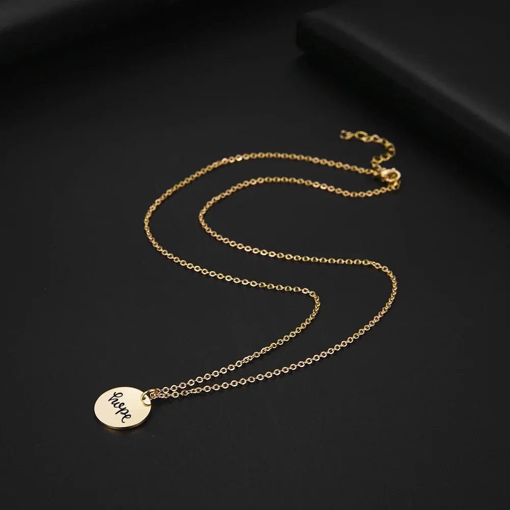 Inspiring Message Stainless Steel Necklaces - God Cloth