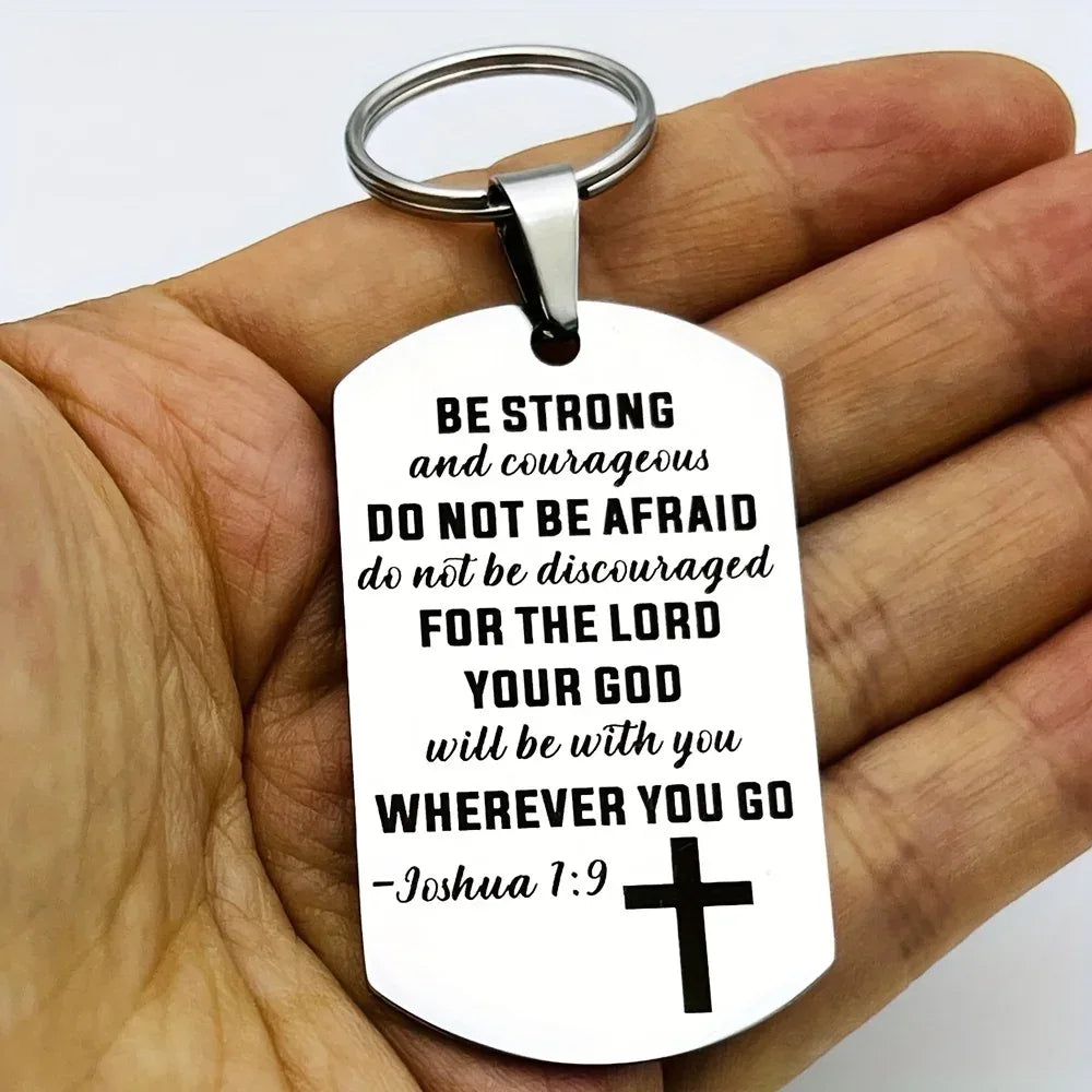 Scripture Keychain - God Cloth