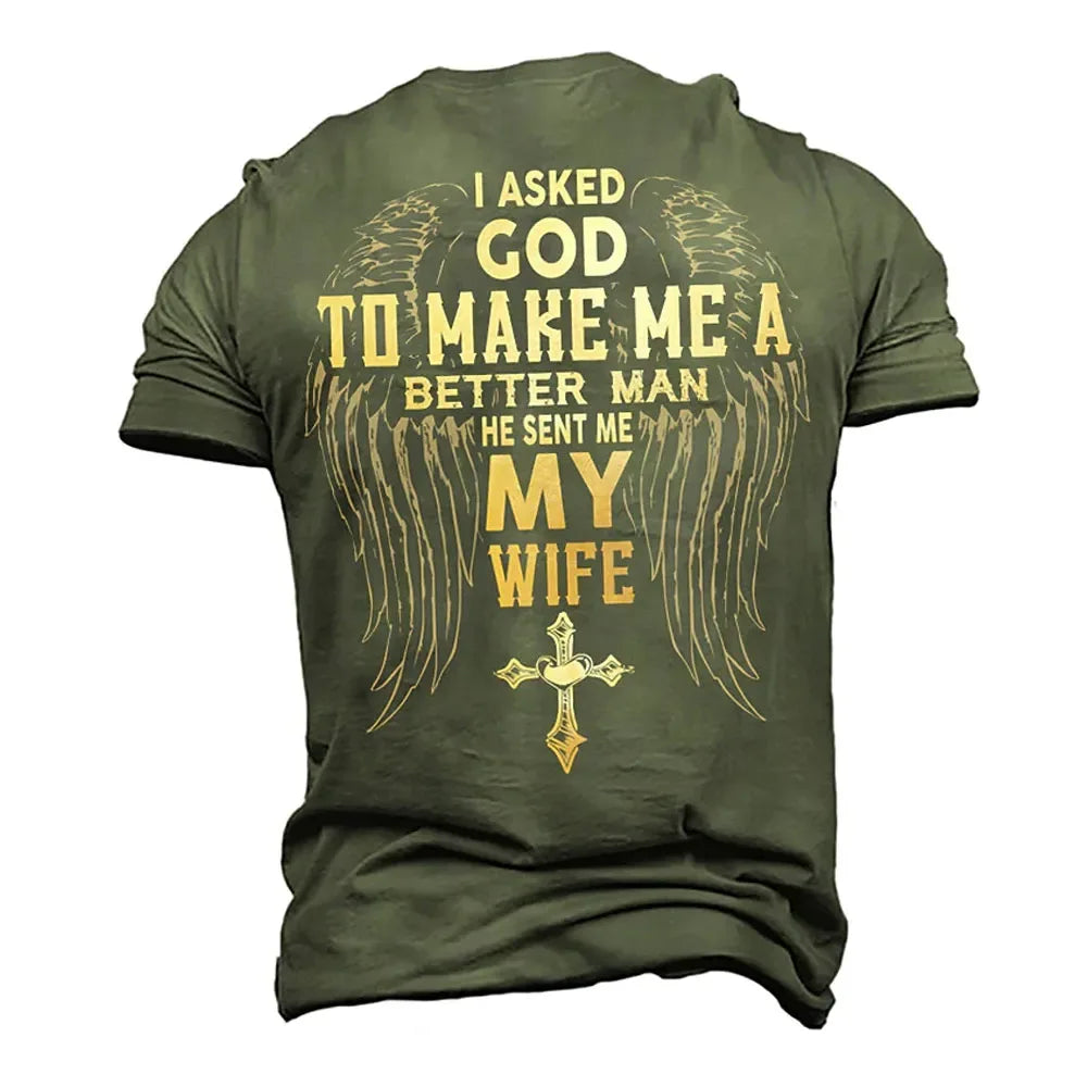 Better Man Christian T-shirt - God Cloth