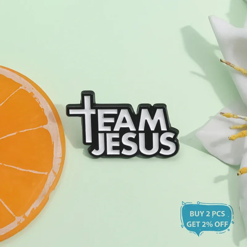 Team Jesus Lapel Pin - God Cloth
