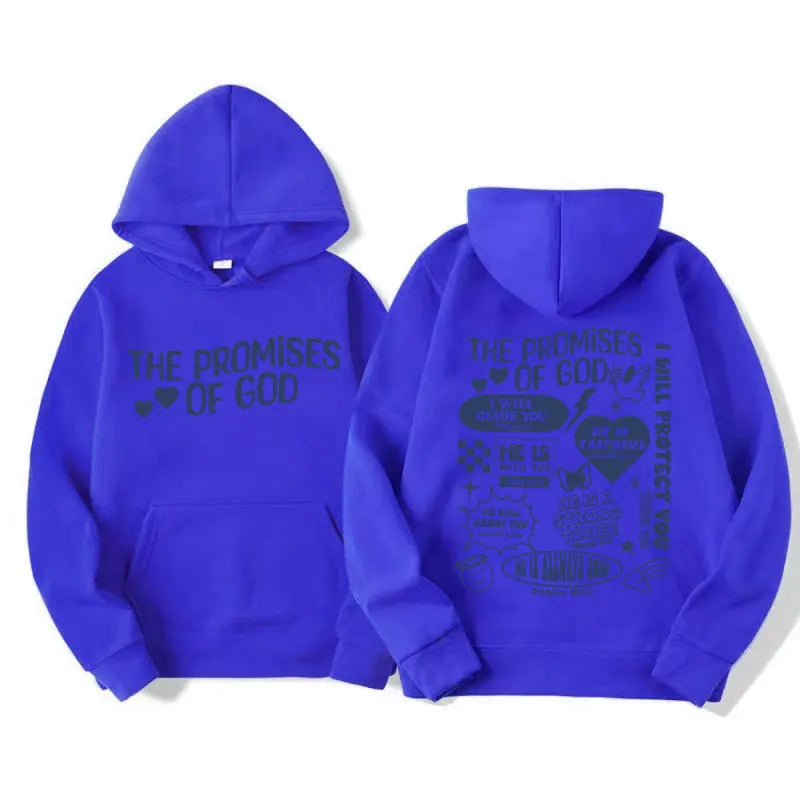 The Promises of God Christian Hoodie | Bible Verse Graphic Sweatshirt