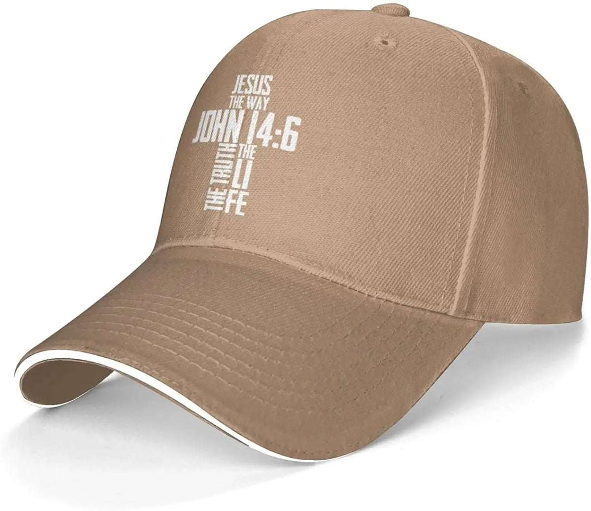 Unisex Bible Verse Jesus The Way John 14:6 Baseball Cap - God Cloth