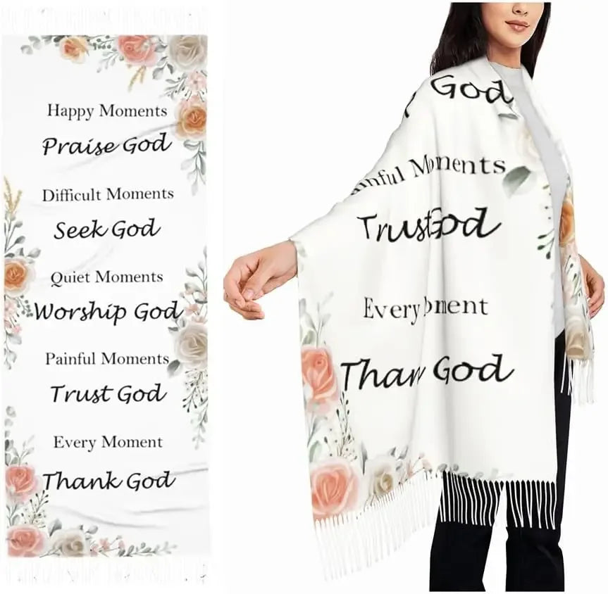 Christian Tasseled Shawl - God Cloth
