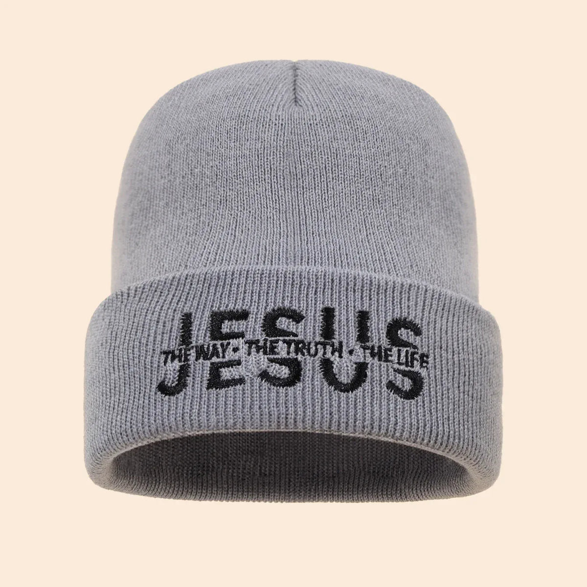 Jesus Is Embroidered Beanie - God Cloth