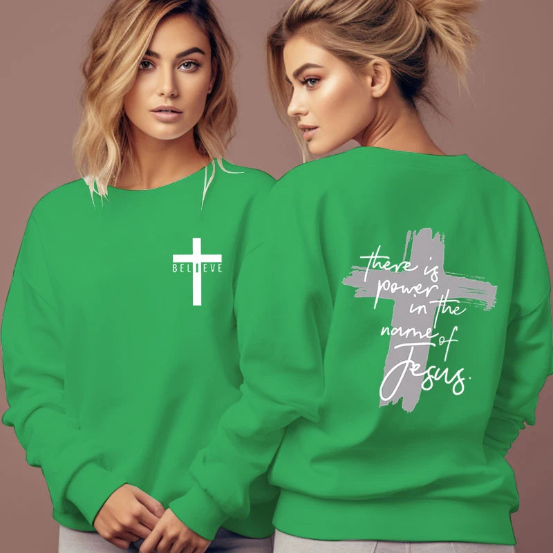 Jesus Power Christian Sweatshirt