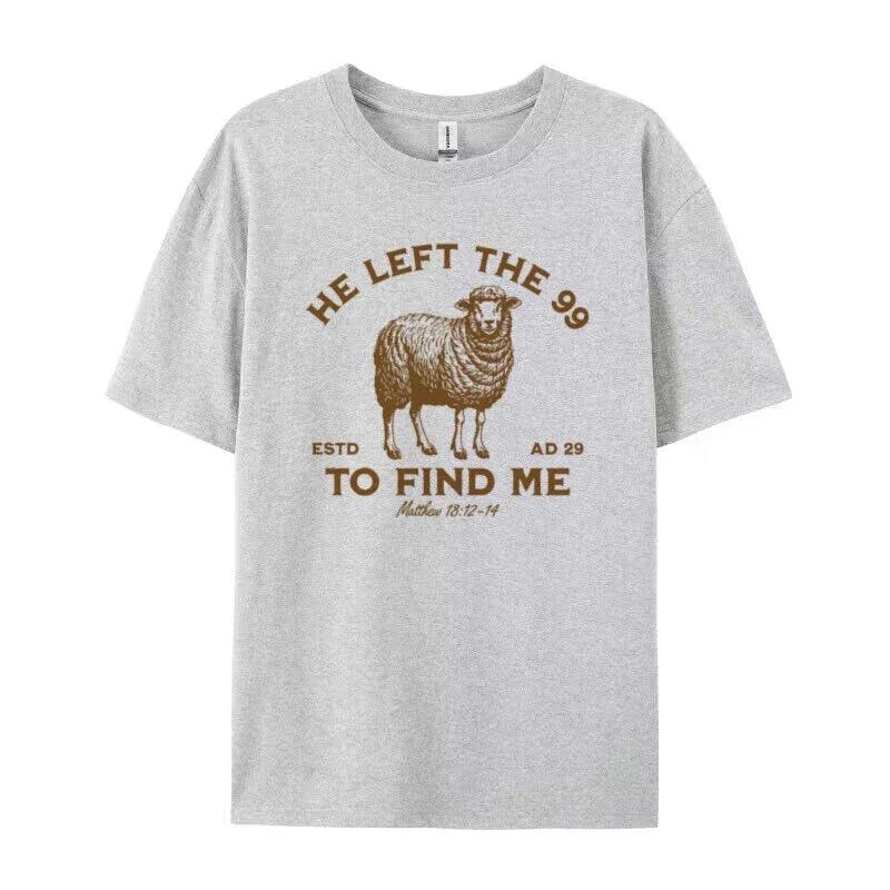 He Left the 99 Inspirational T-Shirt - God Cloth