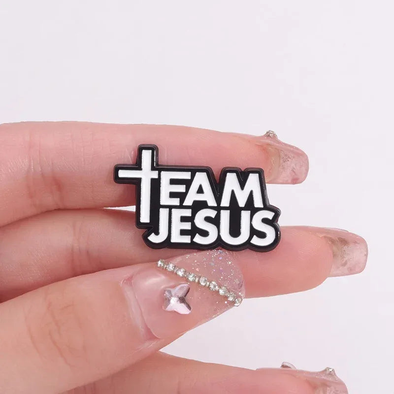 Team Jesus Lapel Pin - God Cloth