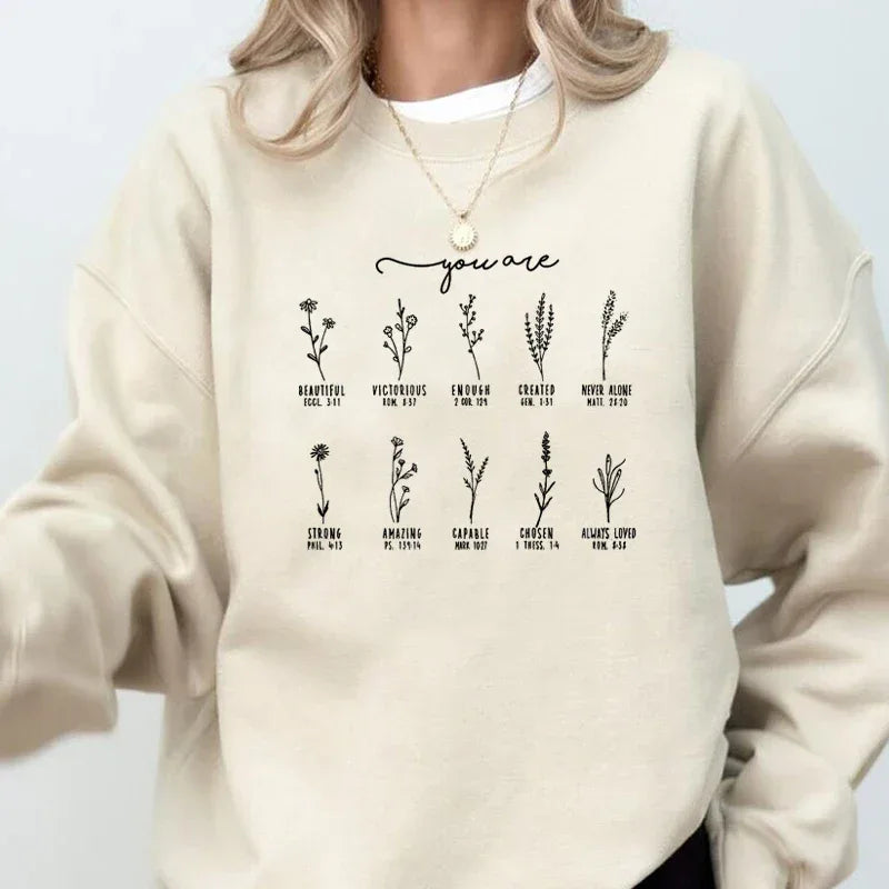 You Are Bible Verse Sweatshirt - God Cloth