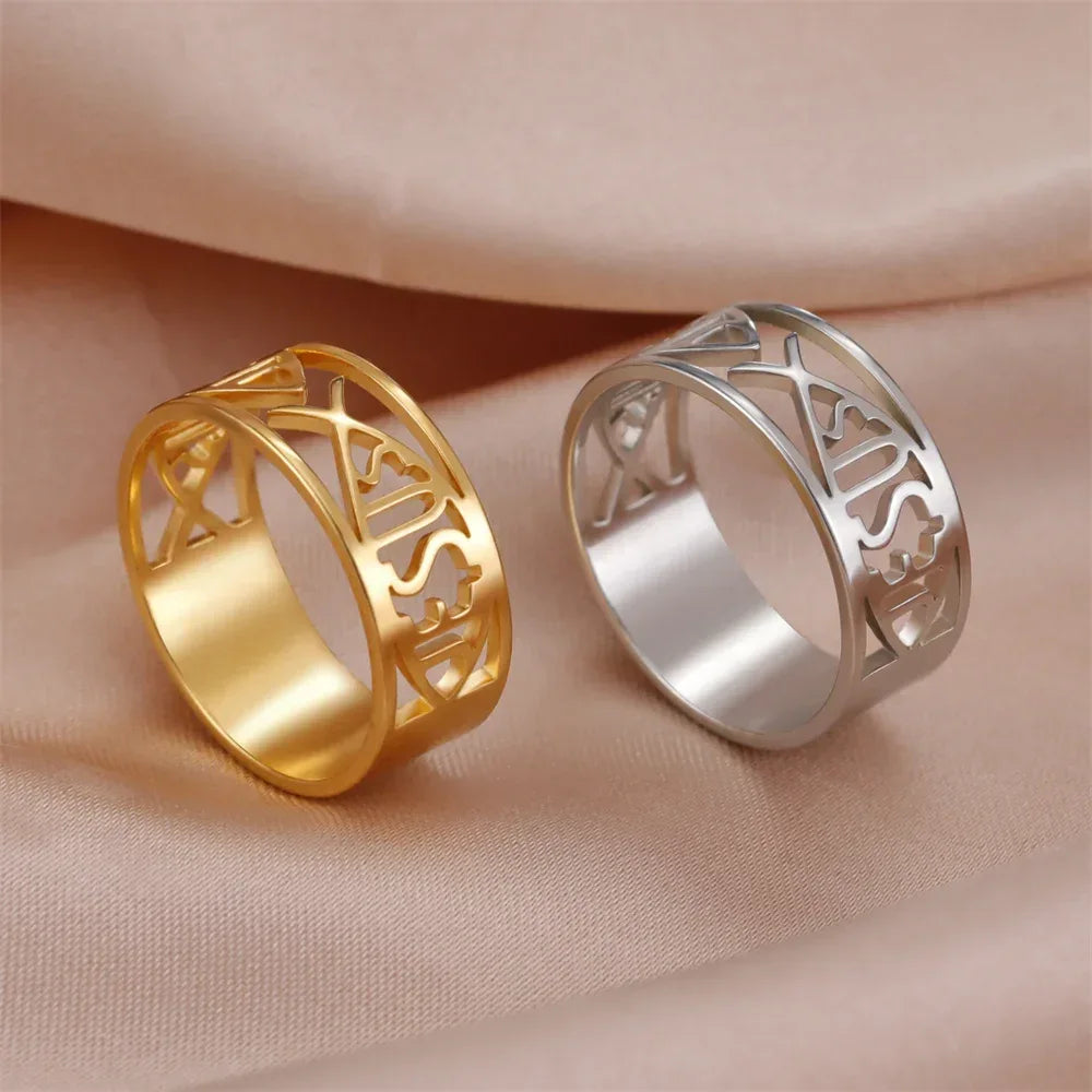 Jesus Fish Ring - God Cloth