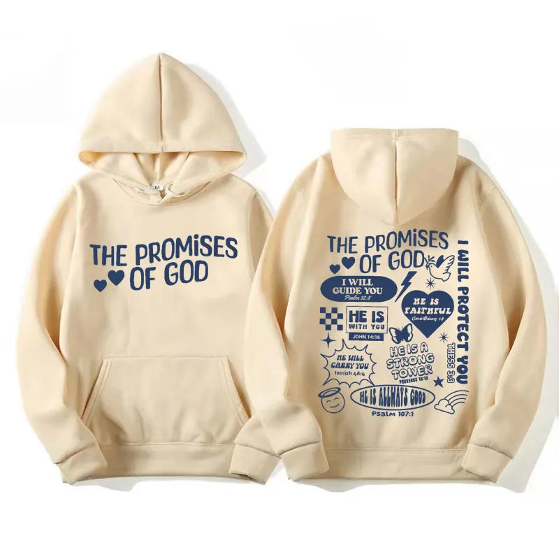 The Promises of God Christian Hoodie | Bible Verse Graphic Sweatshirt