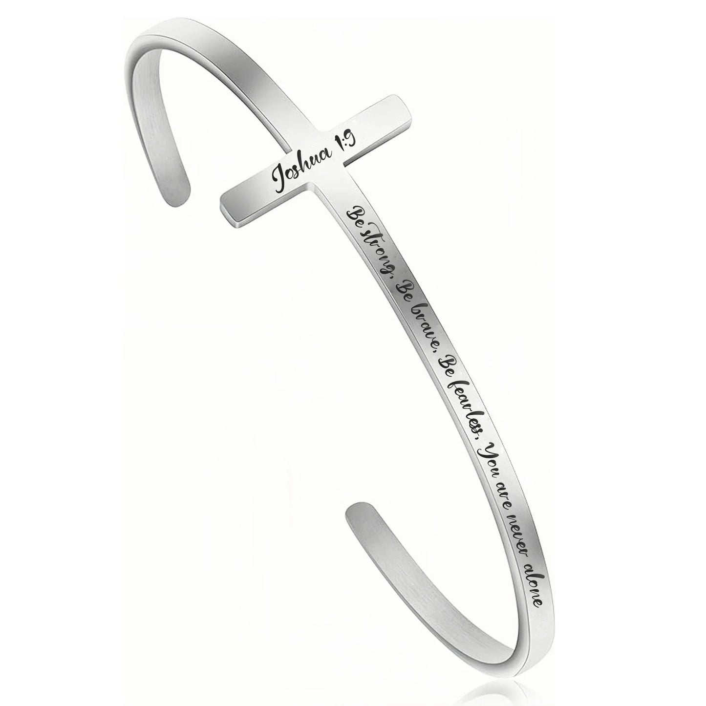Unique Design Stainless Steel Cross Bracelet
