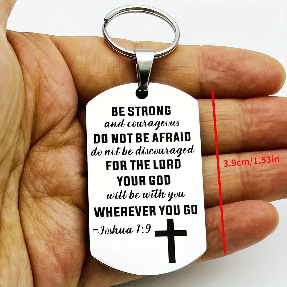 Scripture Keychain - God Cloth