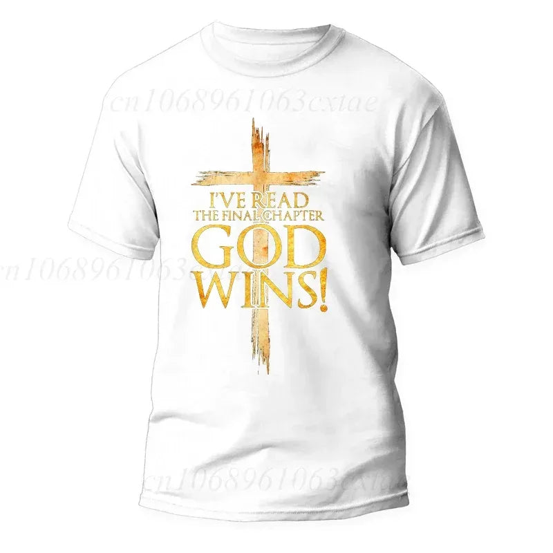 God Wins Christian Faith T-Shirt - God Cloth