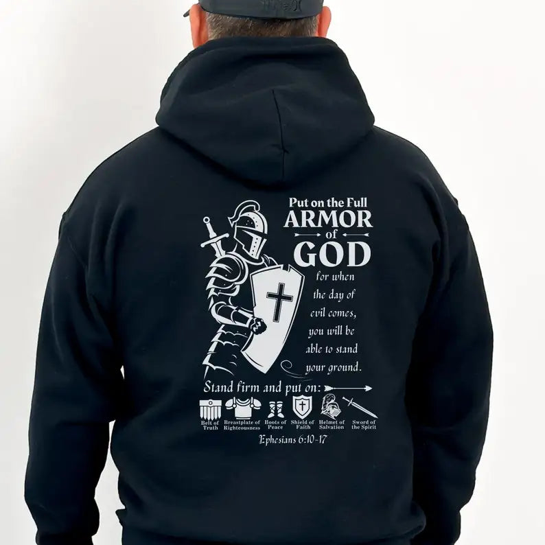 Full Armor of God Christian Hoodie | Ephesians 6:10–18 Sweatshirt