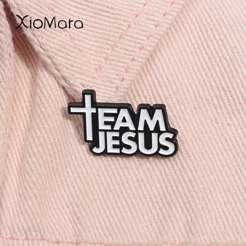 Team Jesus Lapel Pin - God Cloth