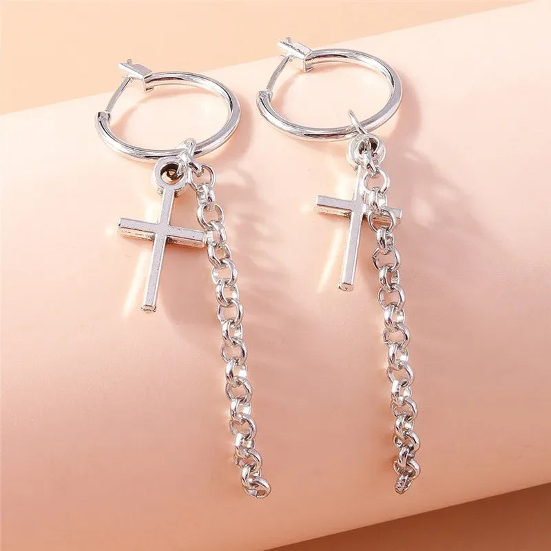 Zircon Cross Earrings for Women - God Cloth