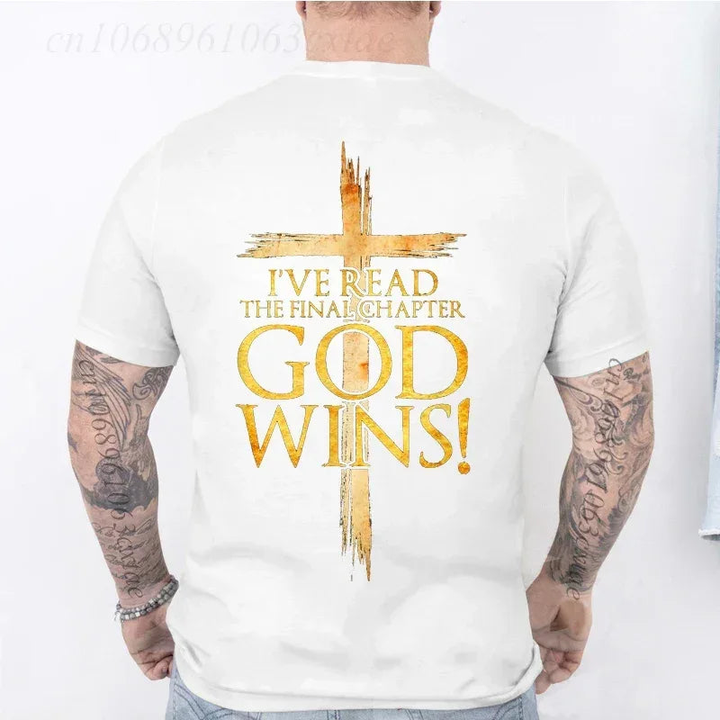 God Wins Christian Faith T-Shirt - God Cloth