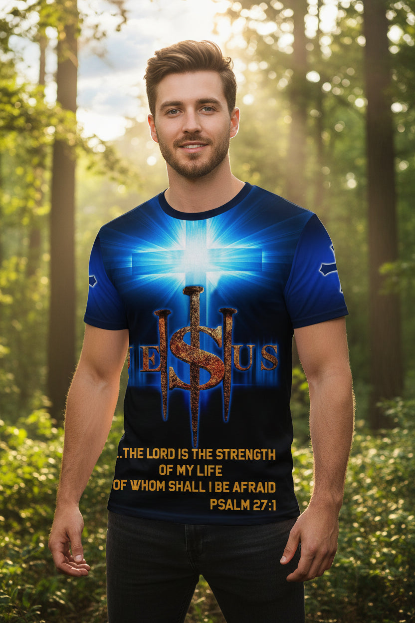Christian Jesus Graphic T-Shirt – Unisex 3D Savior Print Casual Streetwear Tee