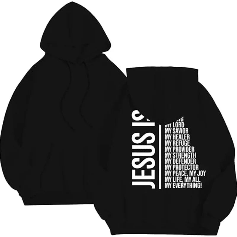 Unisex Jesus Is Fleece Sweatshirt Hoodie - God Cloth