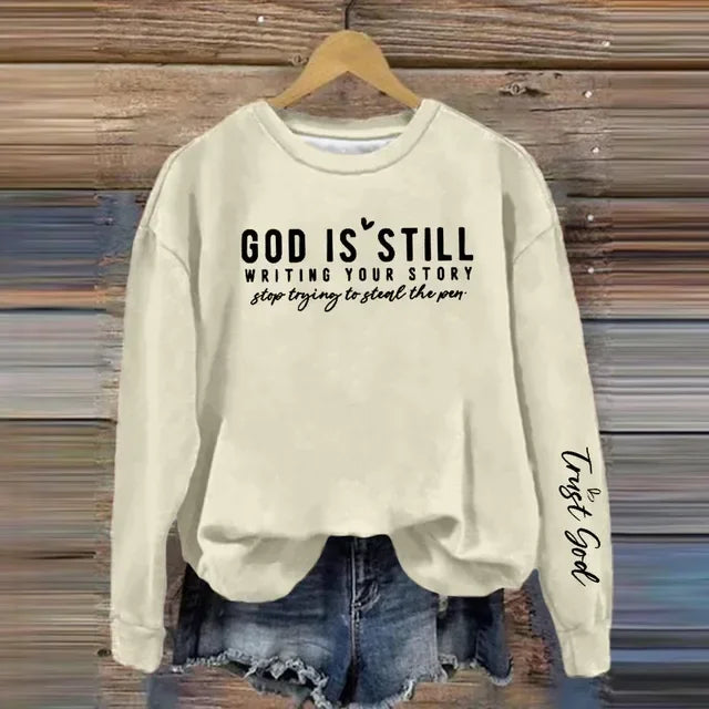 Christian Print Sweatshirt
