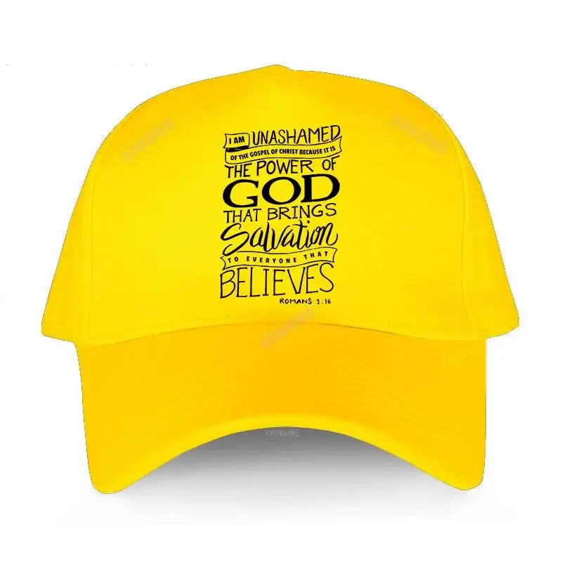 Not Ashamed Adult Baseball Cap - God Cloth