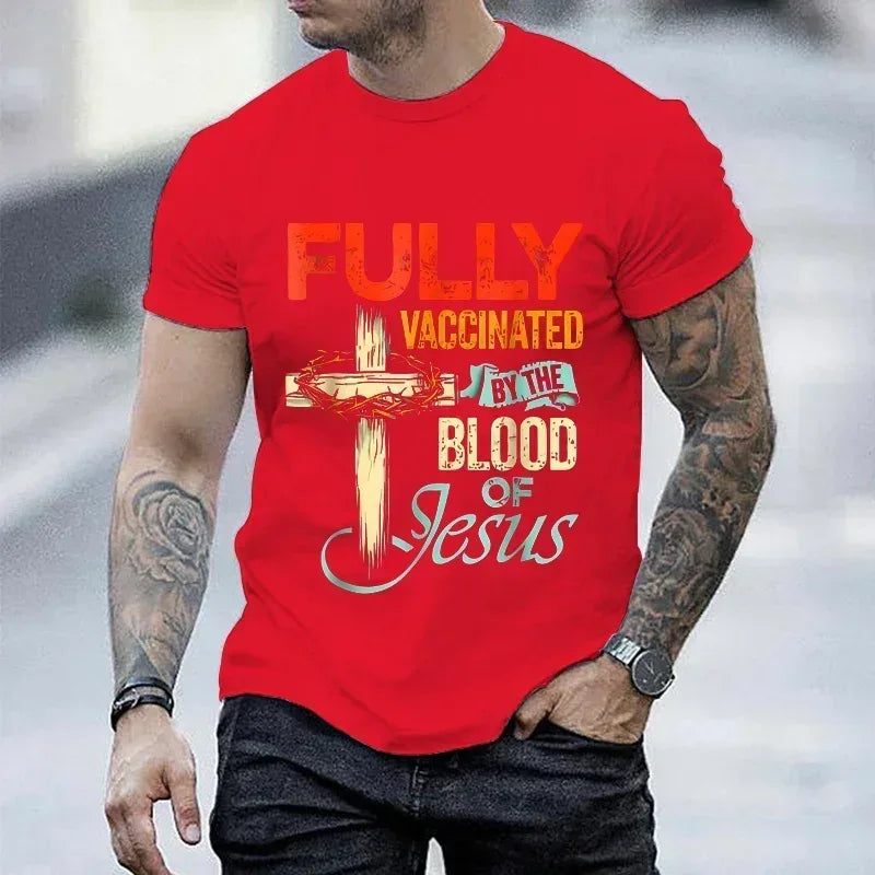 Fully Vaccinated By The Blood of Jesus T-Shirt - God Cloth
