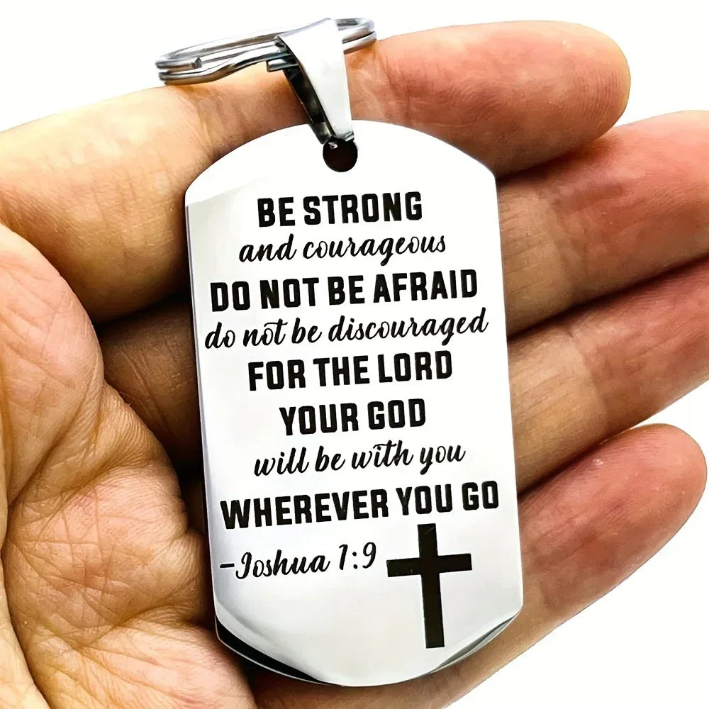 Scripture Keychain - God Cloth