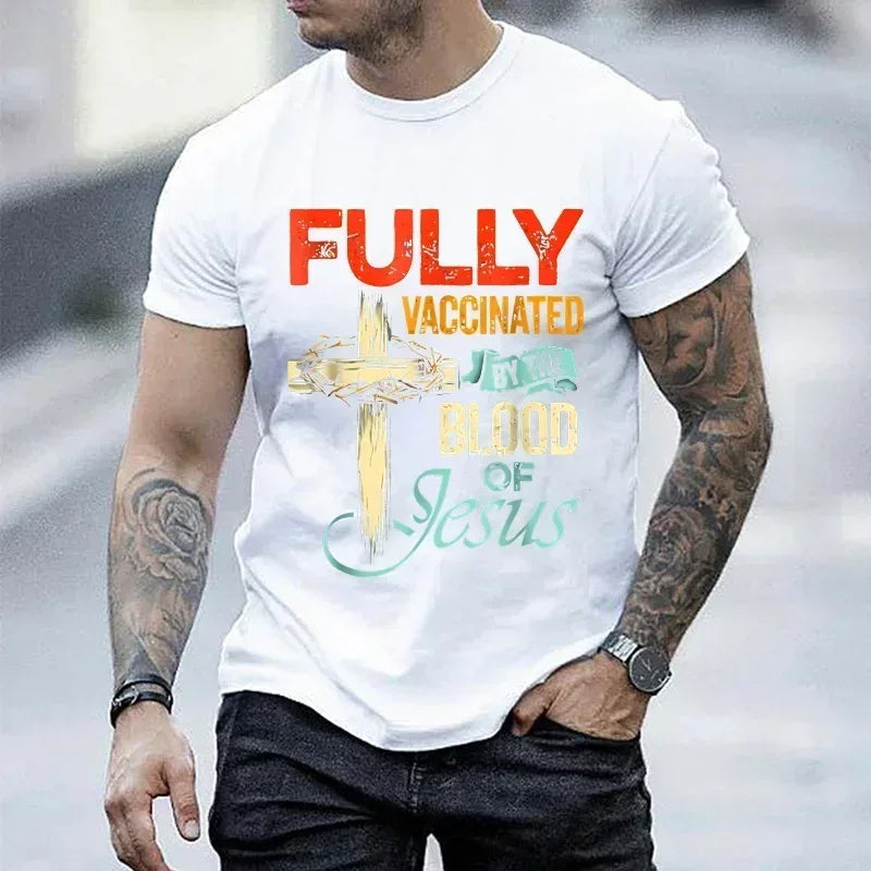 Fully Vaccinated By The Blood of Jesus T-Shirt - God Cloth