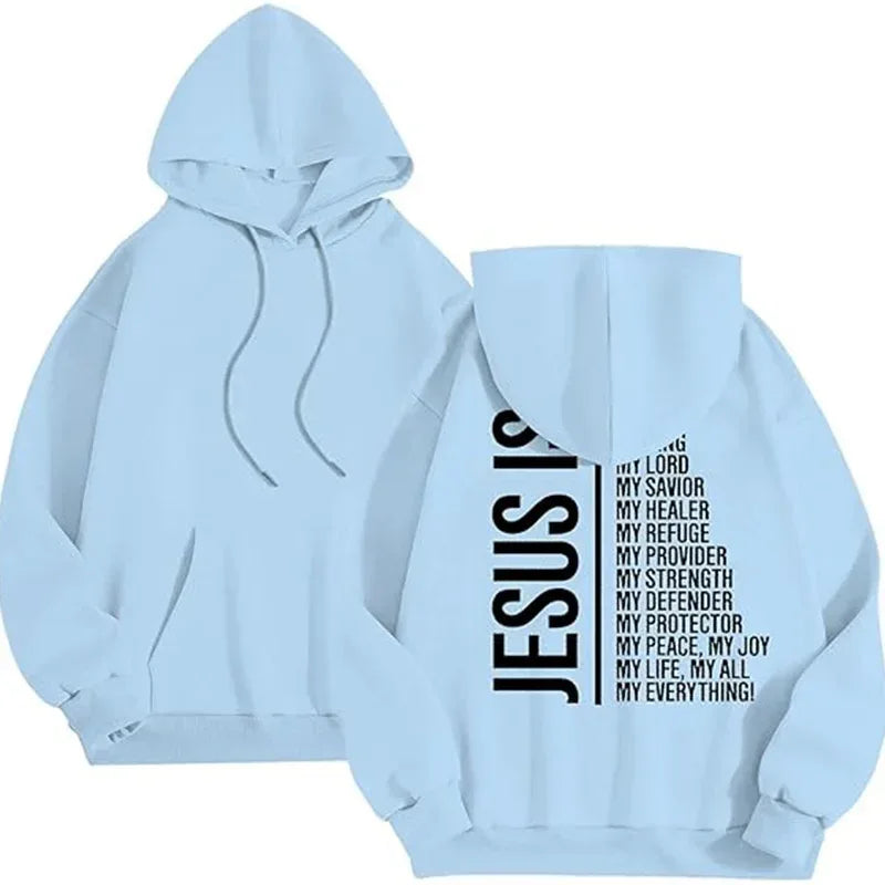 Unisex Jesus Is Fleece Sweatshirt Hoodie - God Cloth