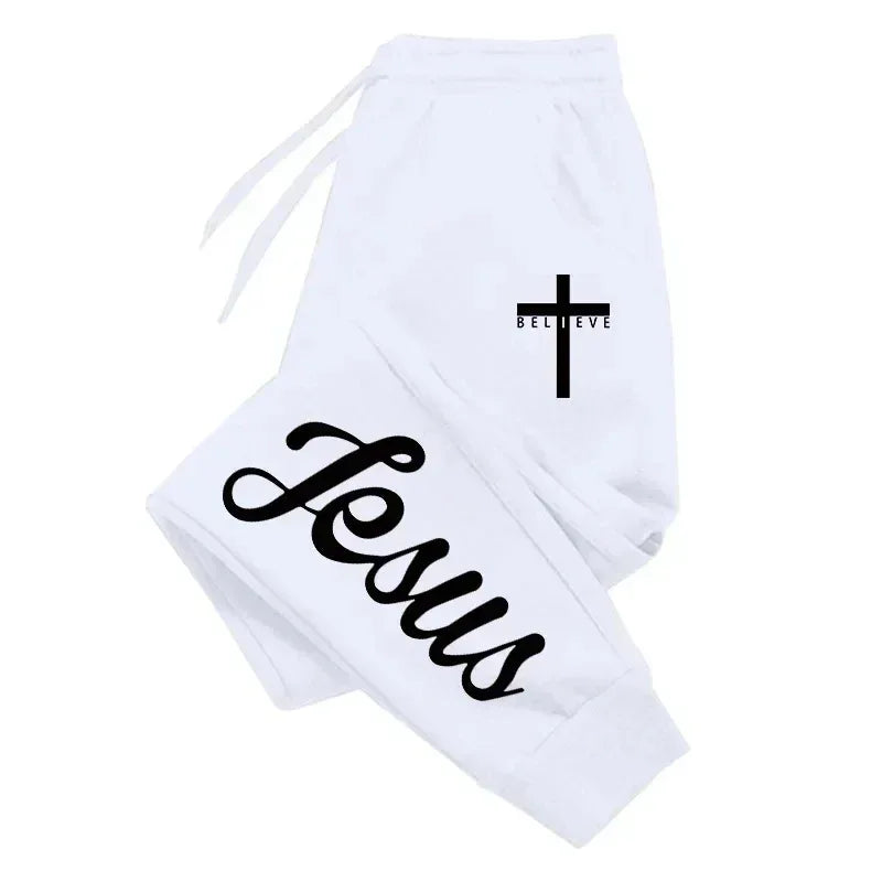 Jesus Cross Sweatpants - God Cloth