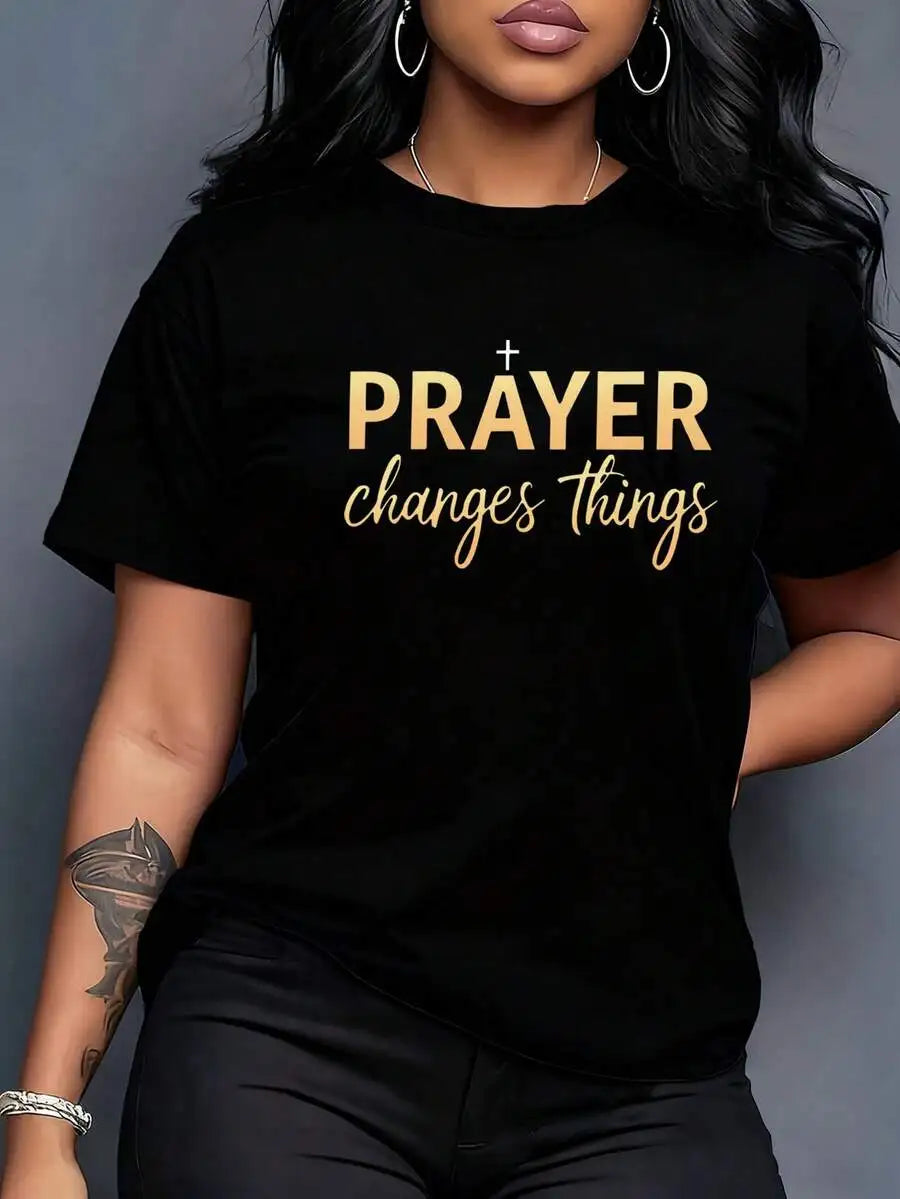 Prayer Changes Things Christian T-Shirt