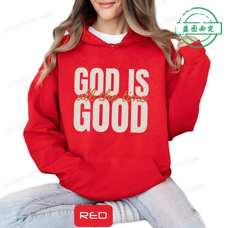 Retro God Is Good All The Time Hoodie