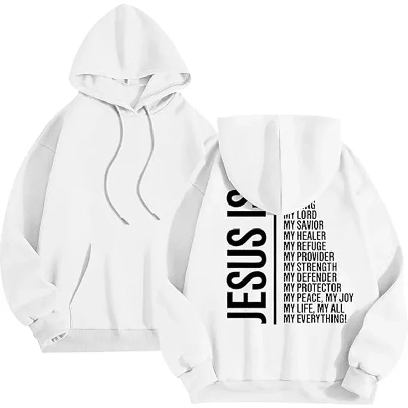 Unisex Jesus Is Fleece Sweatshirt Hoodie - God Cloth