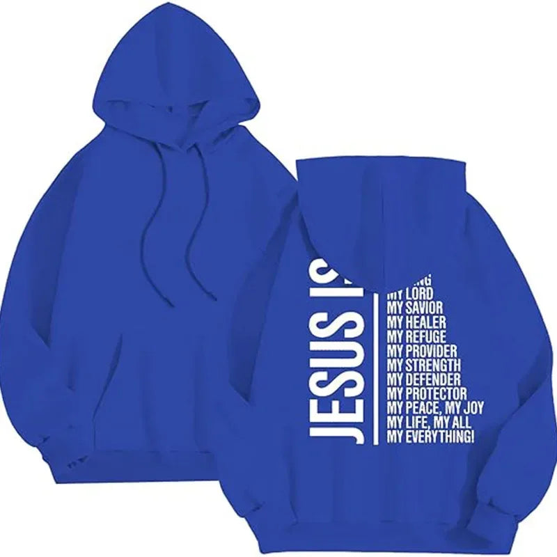 Unisex Jesus Is Fleece Sweatshirt Hoodie - God Cloth