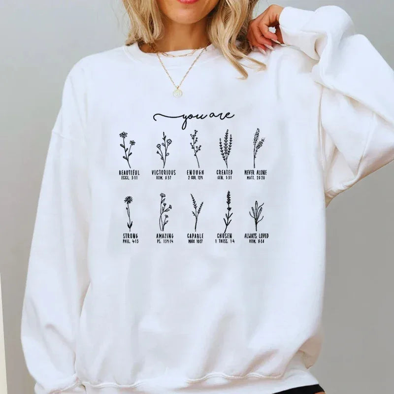You Are Bible Verse Sweatshirt - God Cloth