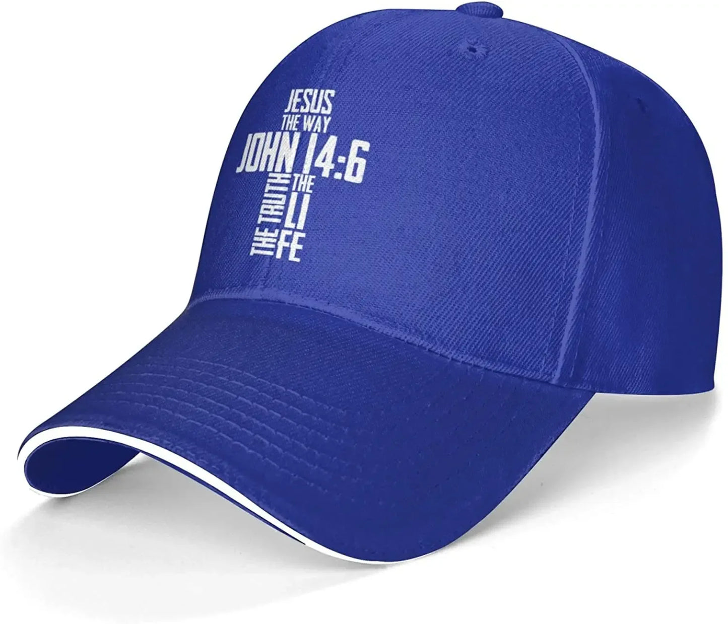 Unisex Bible Verse Jesus The Way John 14:6 Baseball Cap - God Cloth