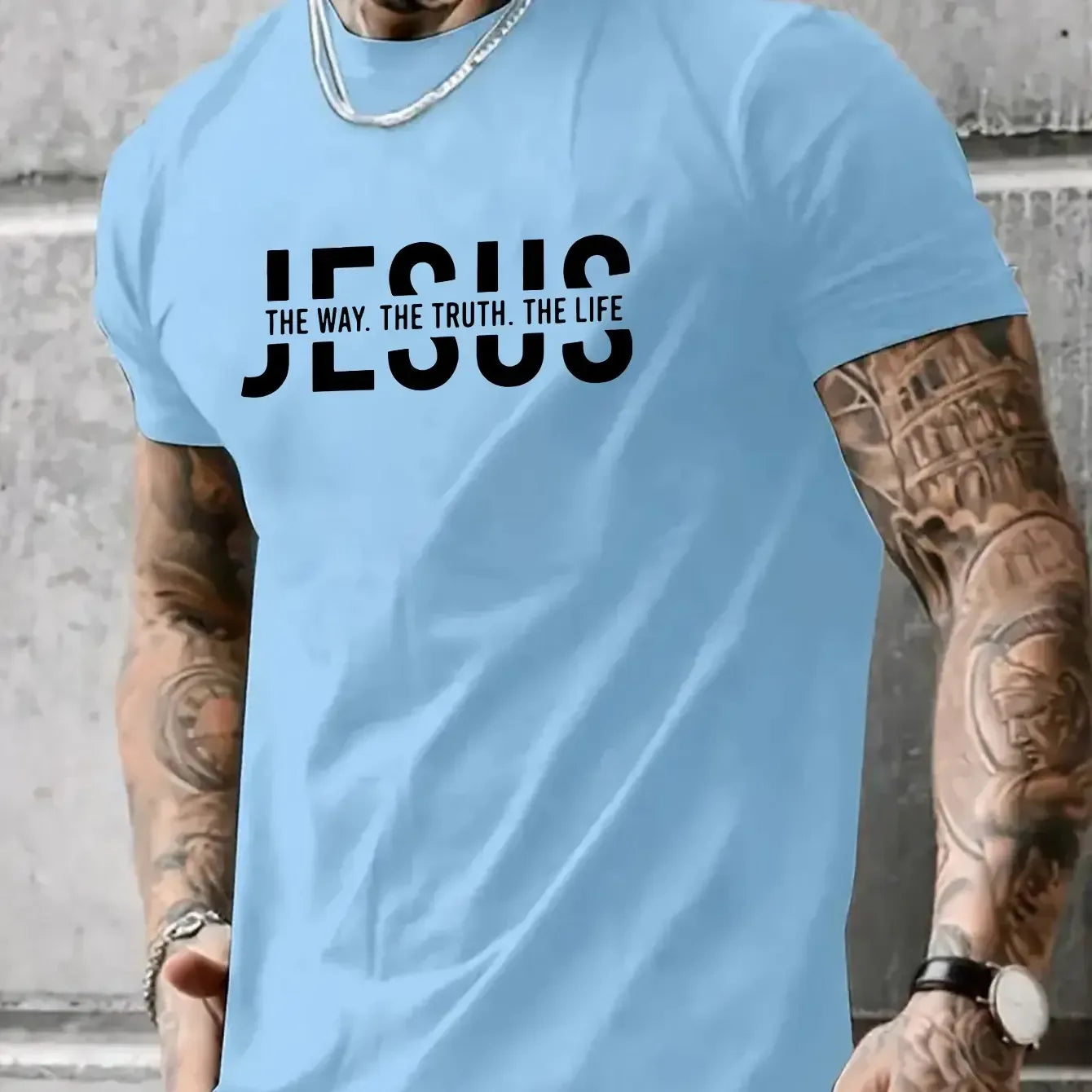 Loose Fit Jesus Way Truth Life T-shirt - God Cloth