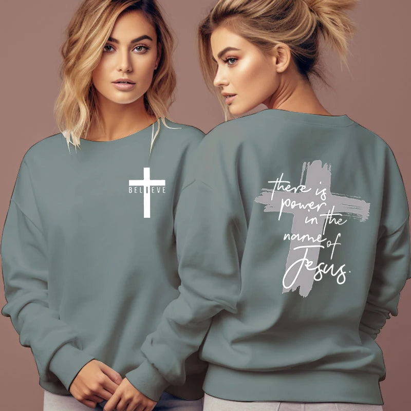 Jesus Power Christian Sweatshirt