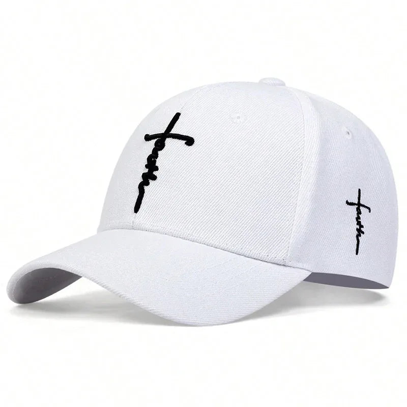 Unisex Embroidered Faith Baseball Cap - God Cloth