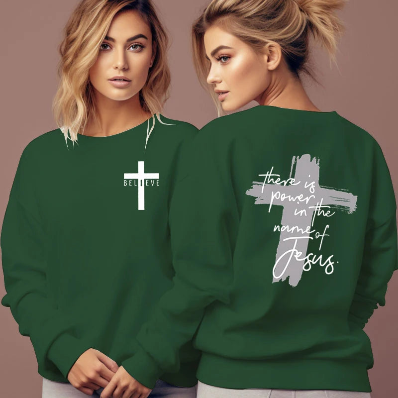 Jesus Power Christian Sweatshirt