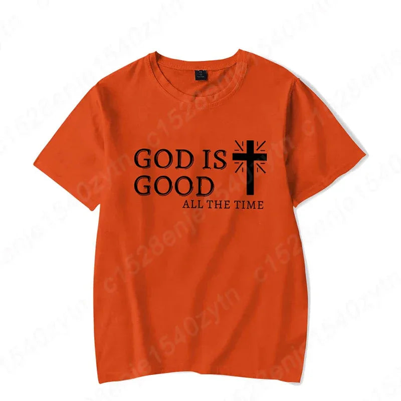 God Is Good All The Time Graphic T-Shirt - God Cloth