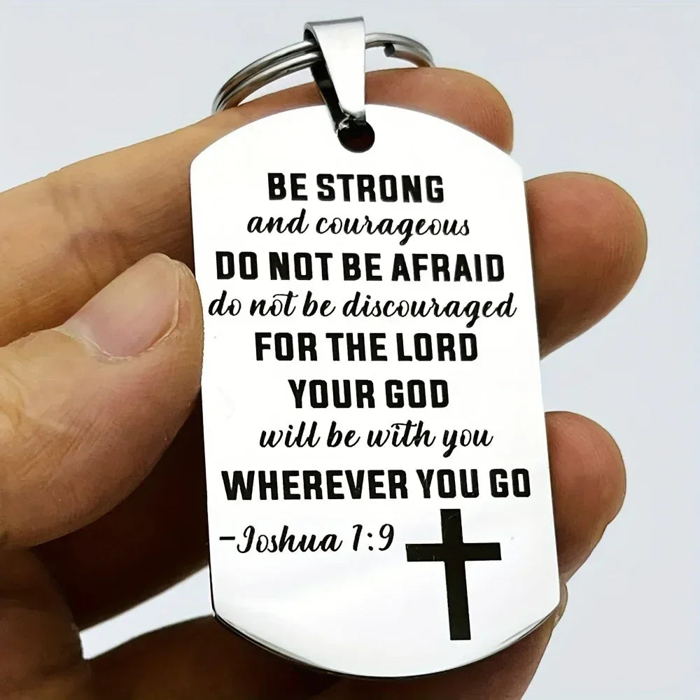 Scripture Keychain - God Cloth