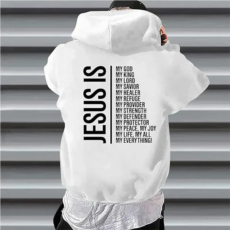 Unisex Jesus Is Fleece Sweatshirt Hoodie - God Cloth