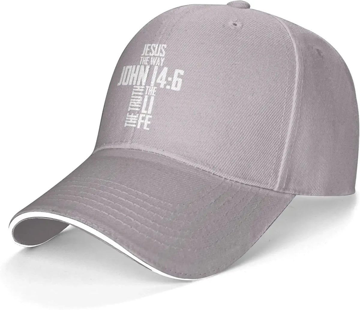 Unisex Bible Verse Jesus The Way John 14:6 Baseball Cap - God Cloth