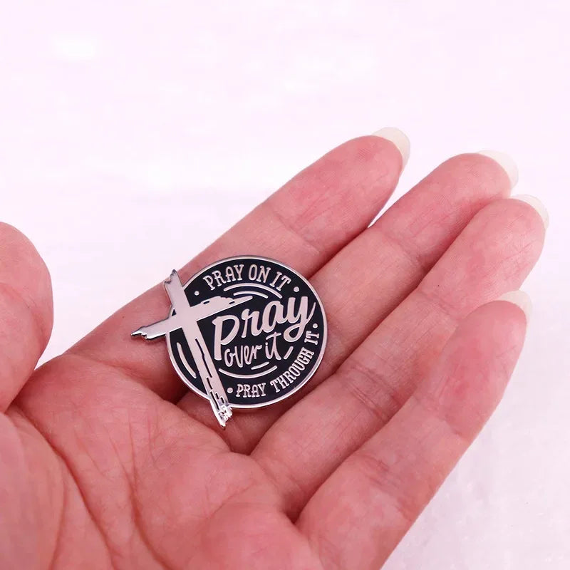 Prayer Lapel Pin - God Cloth