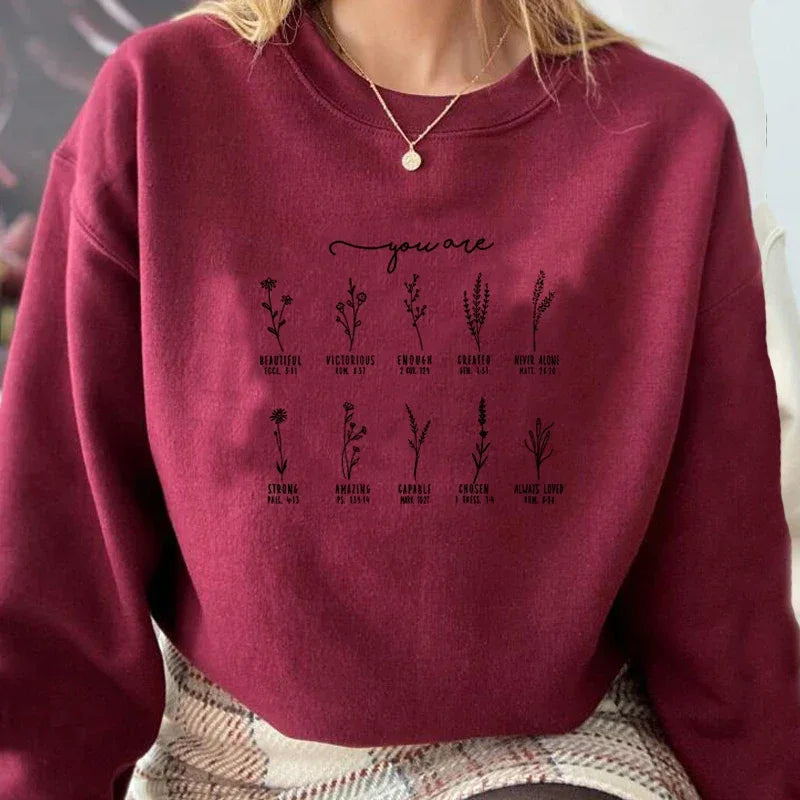 You Are Bible Verse Sweatshirt - God Cloth