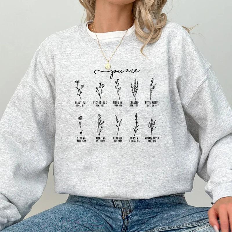 You Are Bible Verse Sweatshirt - God Cloth