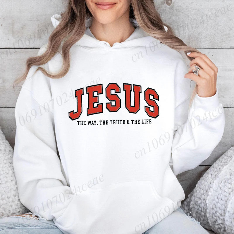 Jesus Is the Way, the Truth & the Life Hoodie | Christian Sweatshirt