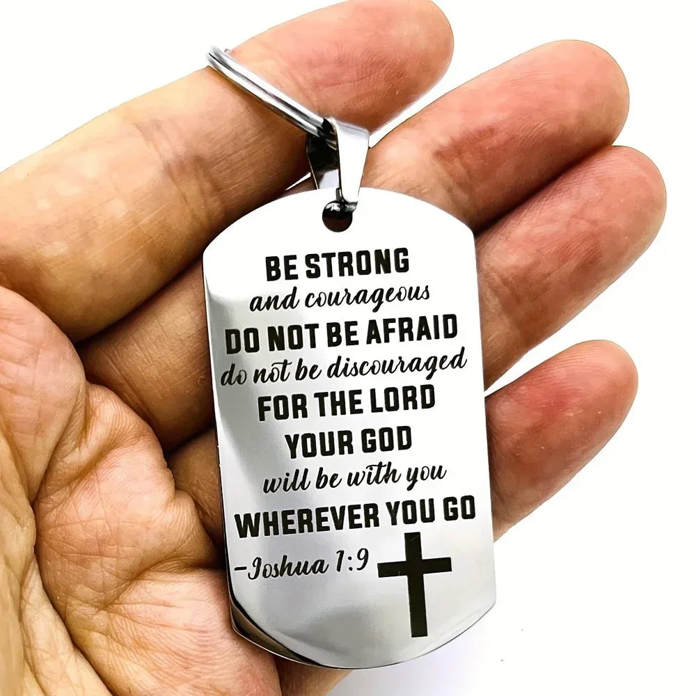 Scripture Keychain - God Cloth