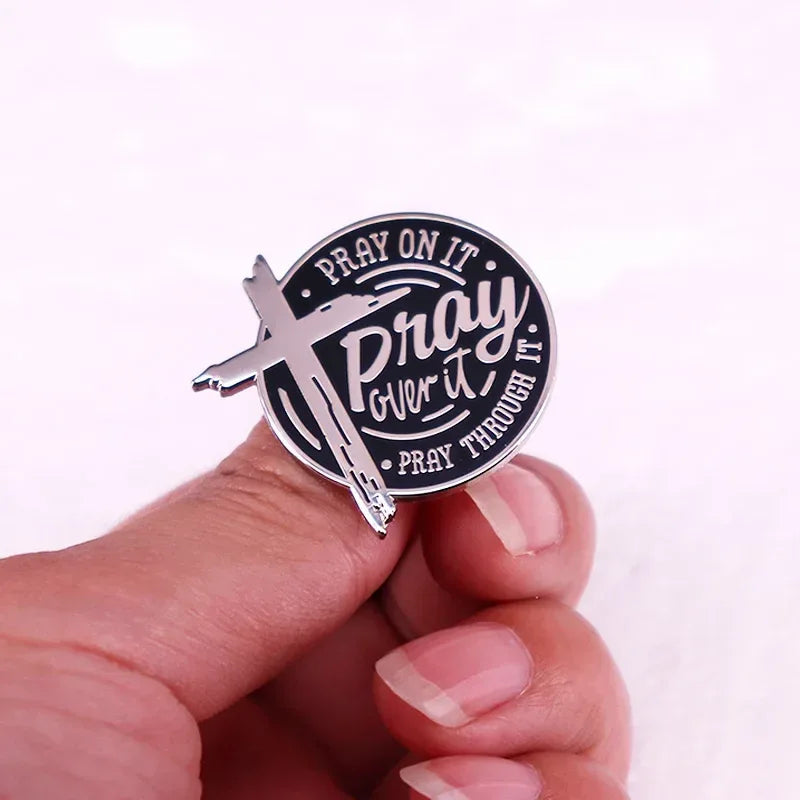 Prayer Lapel Pin - God Cloth